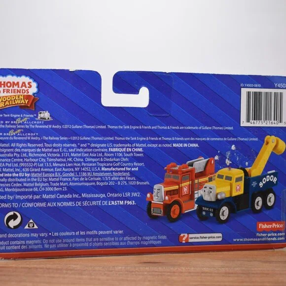 Race to the Rescue Flynn Fire Truck and Butch Thomas & Friends Wooden Railway - Picture 8 of 8